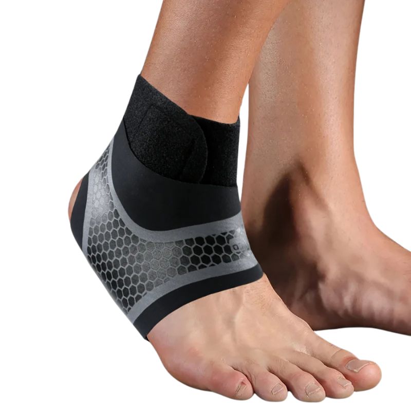 Premium verstellbare Knöchelbandage - Kompressionsunterstützungsband für Schmerzlinderung, elastische Knöchelstütze für Basketball und Sportaktivitäten