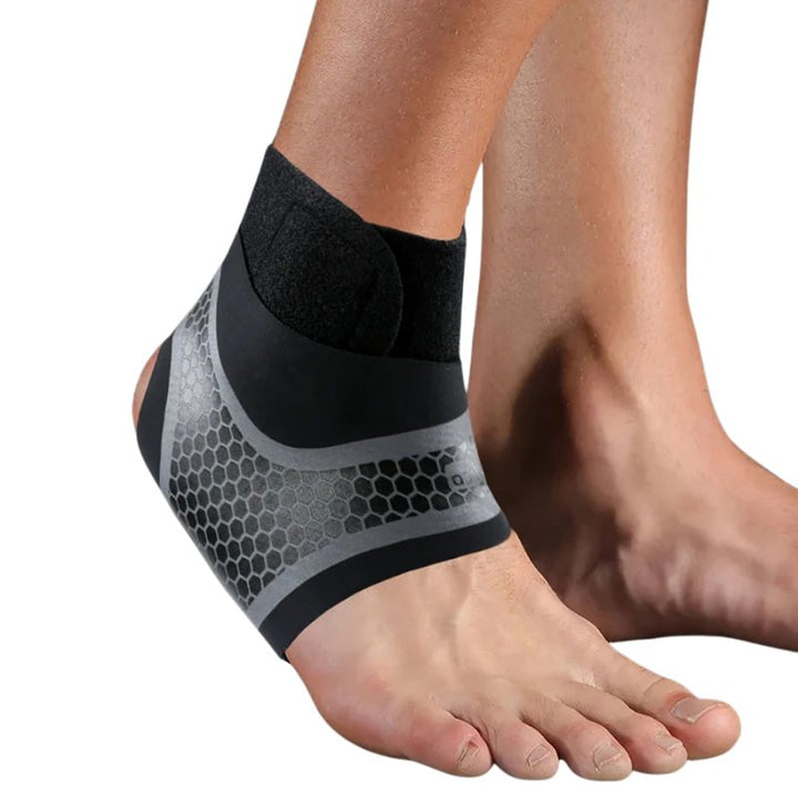 Premium verstellbare Knöchelbandage - Kompressionsunterstützungsband für Schmerzlinderung, elastische Knöchelstütze für Basketball und Sportaktivitäten