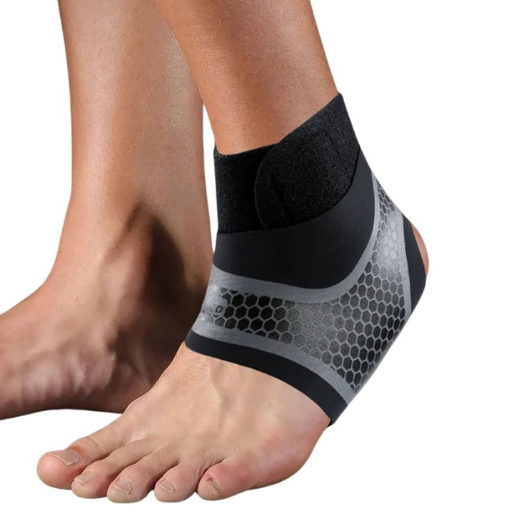 Premium verstellbare Knöchelbandage - Kompressionsunterstützungsband für Schmerzlinderung, elastische Knöchelstütze für Basketball und Sportaktivitäten