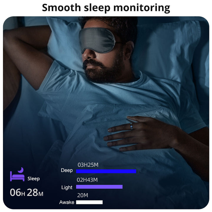 Premium Smart Ring for Men & Women – Health Monitor, Fitness Tracker, Waterproof Design, Multiple Sport Modes