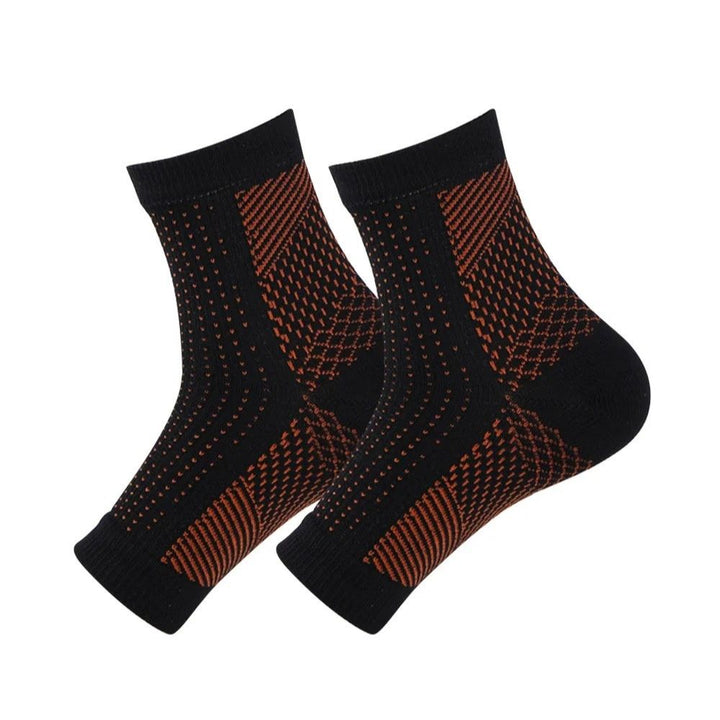 Premium Neuropathy Compression Socks for Ankle Swelling, Plantar Fasciitis Relief, 20-30mmHg Graduated Support, Moisture-