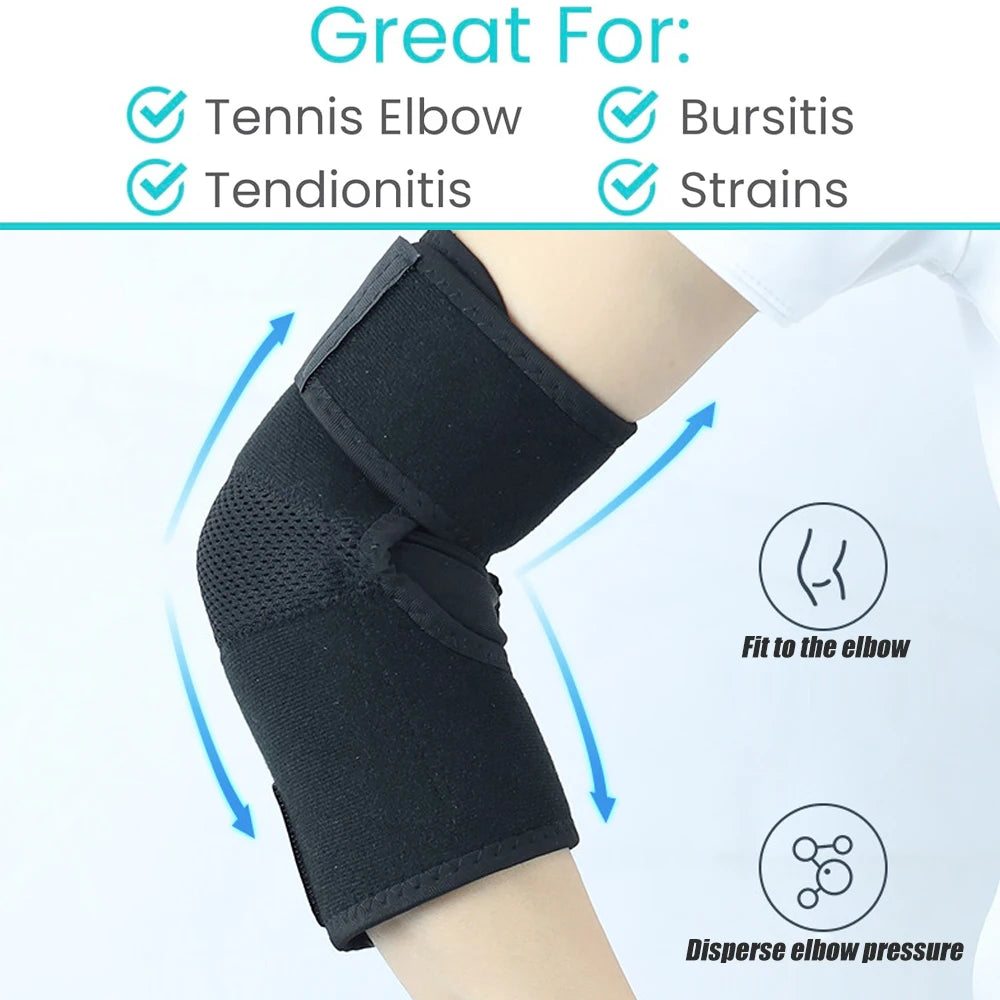 Premium Elbow Support Sleeve for Basketball & Football – Breathable Arm Sleeve Protector for Sports Safety, Adjustable 