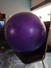 Premium PVC Fitness Yoga Ball for Home Gym & Pilates – Anti-Slip Balance Exercise Ball, Explosion-Proof, Multiple Sizes 