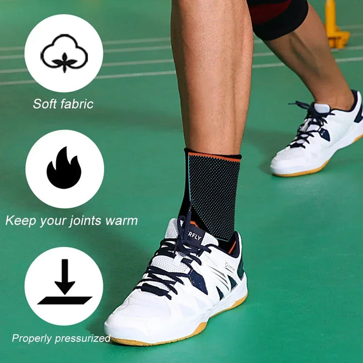 Premium Neuropathy Compression Socks for Ankle Swelling, Plantar Fasciitis Relief, 20-30mmHg Graduated Support, Moisture-