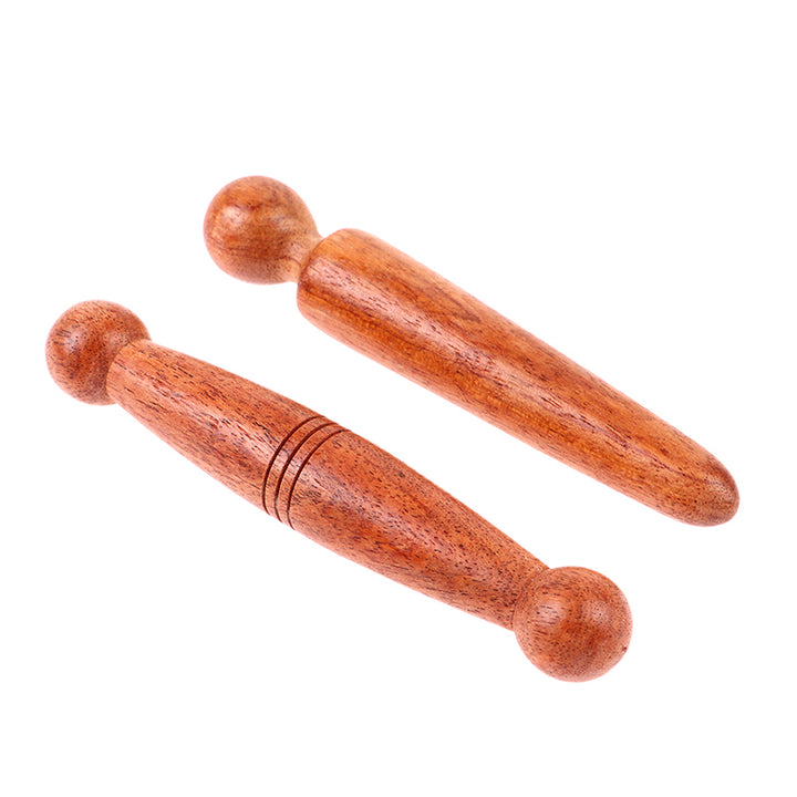 Premium Wooden Spa Massage Tool - Muscle Roller Stick for Cellulite Blasting, Deep Tissue Release, Foot and Body Self-Massage
