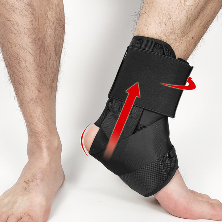 Premium Adjustable Ankle Brace - Compression Support Strap for Pain Relief, Elastic Ankle Guard for Basketball and Sports 