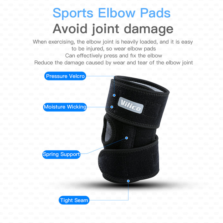 Premium Elbow Support Sleeve for Basketball & Football – Breathable Arm Sleeve Protector for Sports Safety, Adjustable 