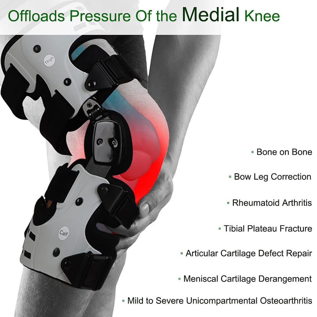 Premium Adjustable Hinged Knee Brace for Postoperative Recovery, ROM Immobilizer for ACL, MCL, Meniscus Tear, and Ligament 