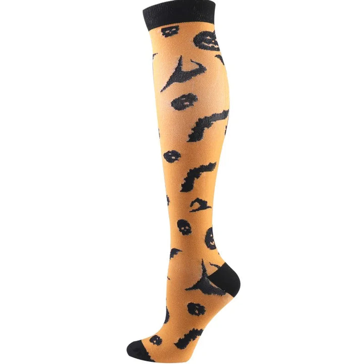 Premium Cycling Compression Socks for Men & Women – Prevent Varicose Veins, Edema & Diabetes – Knee Support for Running,