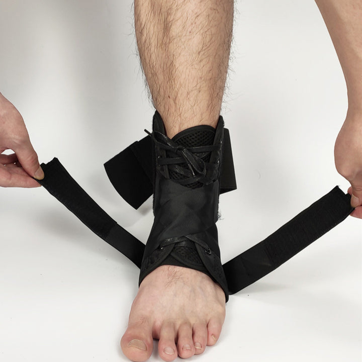 Premium Adjustable Ankle Brace - Compression Support Strap for Pain Relief, Elastic Ankle Guard for Basketball and Sports 