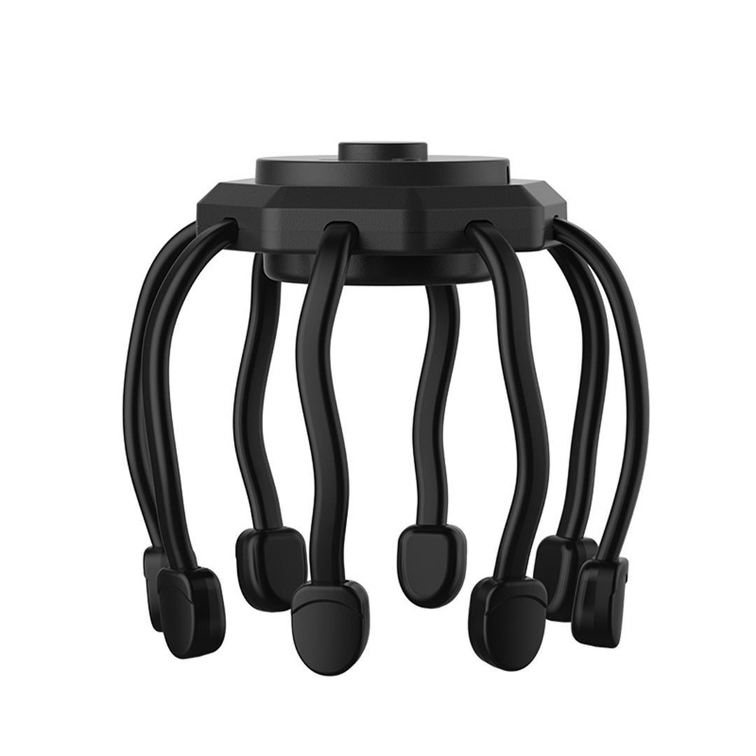 Premium Electric Scalp Massager - Cordless 12-Claw Rechargeable Head Relaxer with 3 Vibration Modes & USB Charging