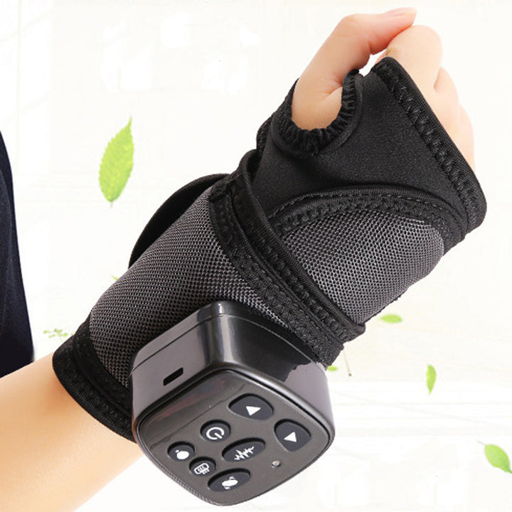 Premium Electric Hand Massager for Pain Relief | 3-in-1 Air Compression, Heat, Vibration | Cordless Massage Machine for