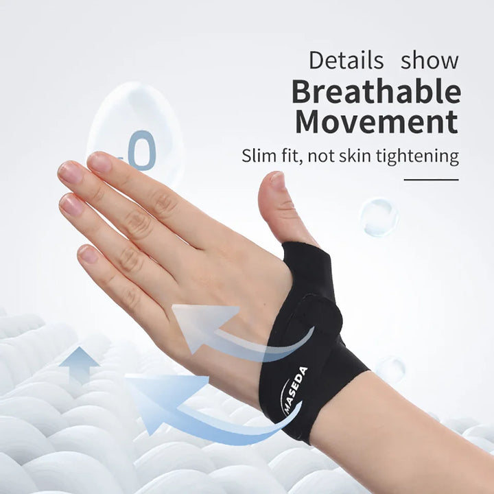 Premium Adjustable Finger Splint for Trigger Finger and Curved Finger Straightening, Support Brace with Hook & Loop Tape for