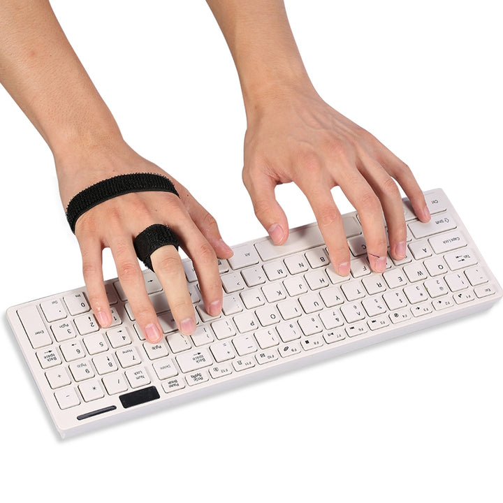 Premium Adjustable Finger Splint for Trigger Finger and Curved Finger Straightening, Support Brace with Hook & Loop Tape for