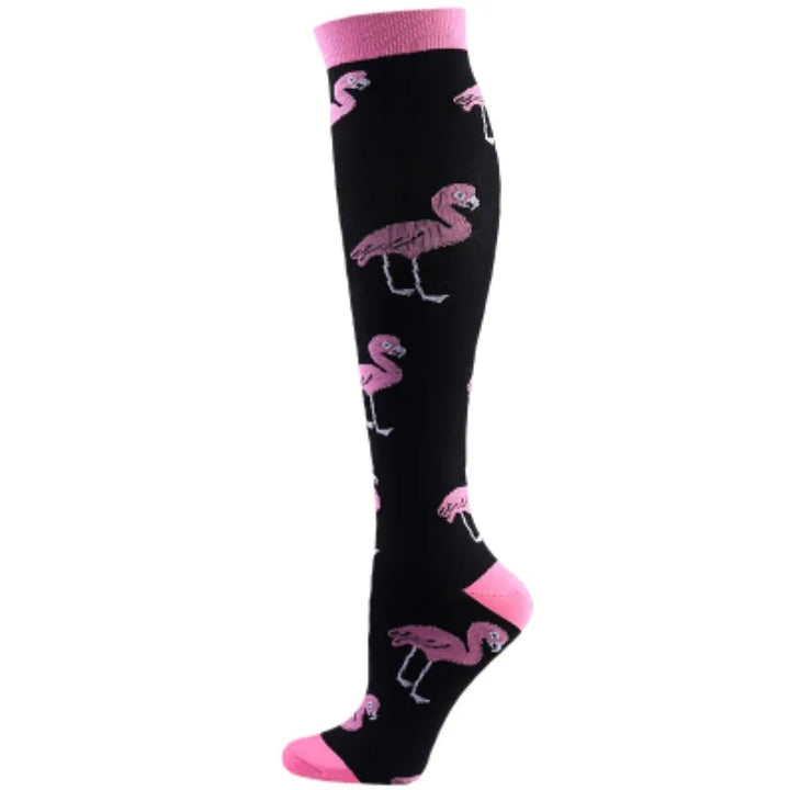 Premium Cycling Compression Socks for Men & Women – Prevent Varicose Veins, Edema & Diabetes – Knee Support for Running,