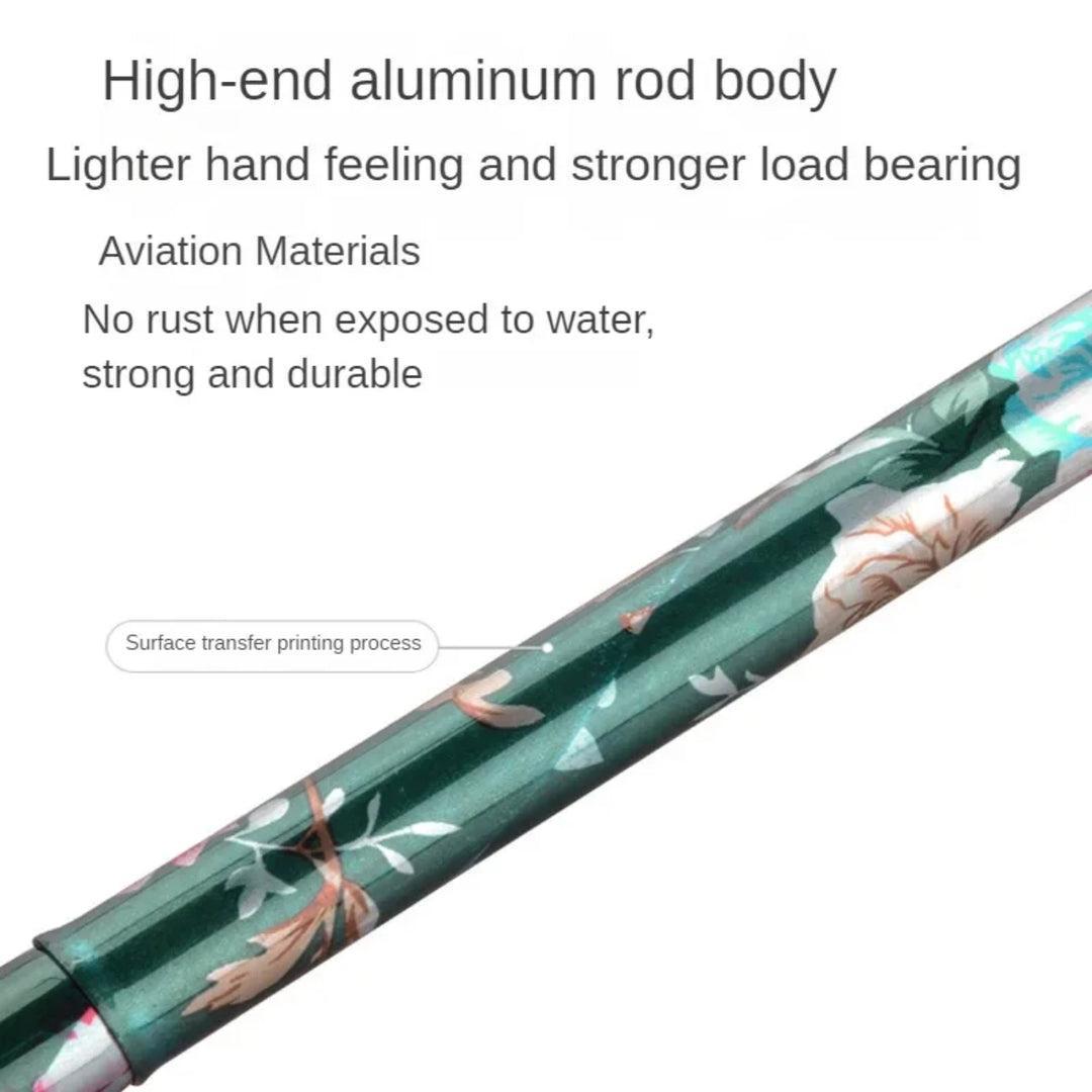 Premium Ultralight Trekking Poles – Adjustable Folding Hiking Walking Sticks, Telescopic Aluminum Poles with EVA Non-Slip 