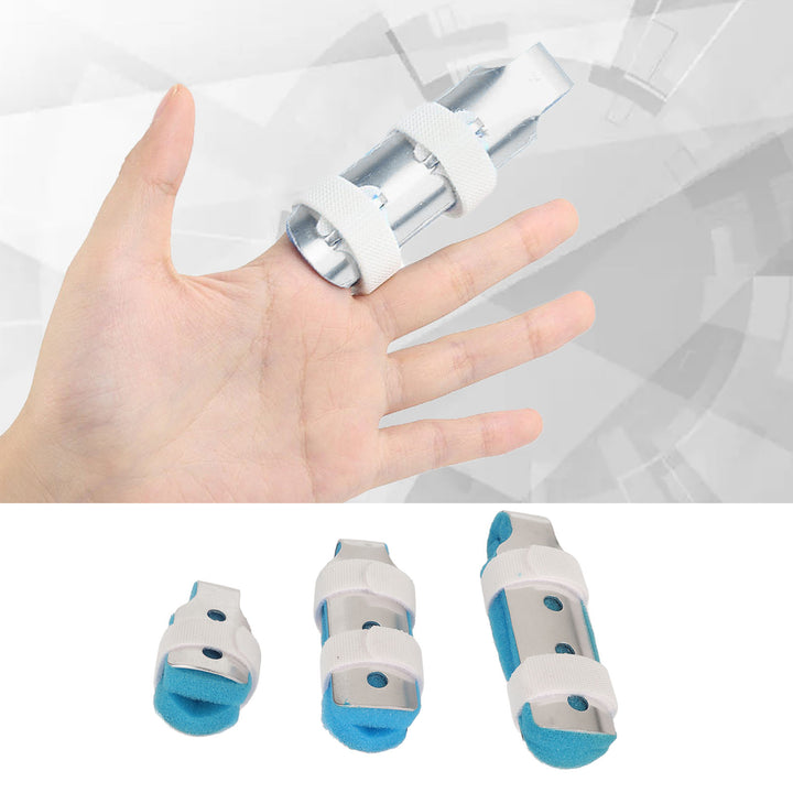 Premium Finger Splints Set for Knuckle Immobilization – 3-Sizes Adjustable Aluminum Alloy Protective Splints for Finger 