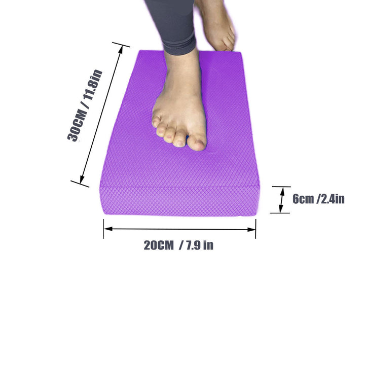 Premium rutschfester Yoga-Balance-Pad – Weiche Schaumstoff-Übungskissen für Pilates, Fitnesstraining & Bodybuilding, ideales Balance-Board für Stabilität & Rumpfstärke