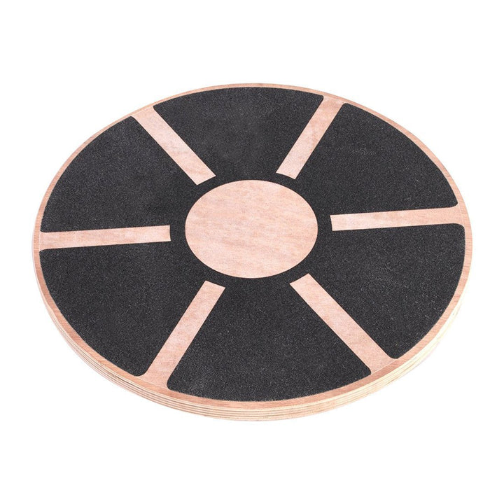 Premium Holz Wackel-Balance-Board - Rutschfeste Kerntraining, Yoga- & Taillendreh-Board für das Home Gym, Fitness, Stabilität & Haltungsverbesserung, 360° Rotation, 500 lbs Tragfähigkeit