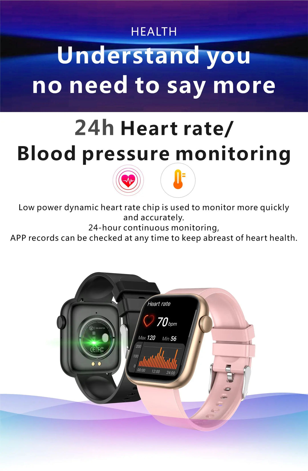 Premium Smartwatch - Drahtloses Laden, Bluetooth-Anrufe, Fitness-Tracker, Anpassbare Zifferblätter, Herzfrequenzüberwachung, Schlaftracking, Wasserdicht, Für Männer & Frauen