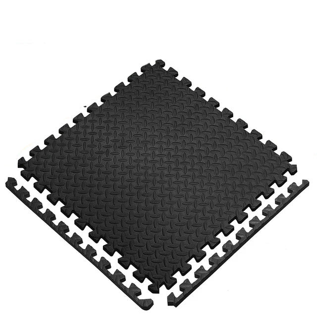 Premium Puzzle Fitnessmatte – EVA Steckbodenfliesen – Rutschfest, Langlebig, Wasserfest – Schützender Sportboden für das Home Gym, Yoga, Spielbereich für Kinder – Einfache Montage & Anpassbar
