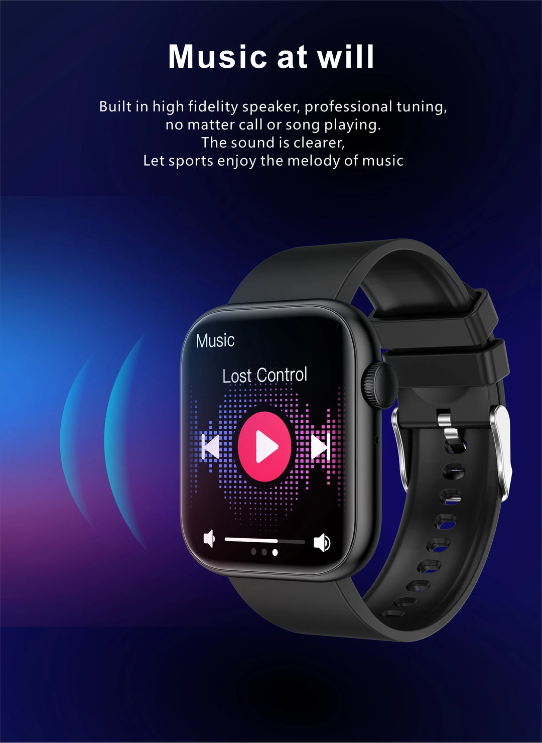 Premium Smartwatch - Drahtloses Laden, Bluetooth-Anrufe, Fitness-Tracker, Anpassbare Zifferblätter, Herzfrequenzüberwachung, Schlaftracking, Wasserdicht, Für Männer & Frauen