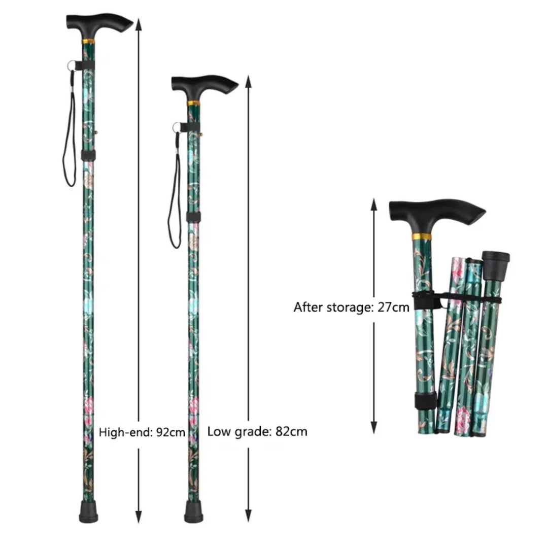 Premium Ultralight Trekking Poles – Adjustable Folding Hiking Walking Sticks, Telescopic Aluminum Poles with EVA Non-Slip 
