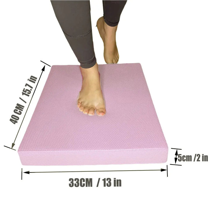 Premium rutschfester Yoga-Balance-Pad – Weiche Schaumstoff-Übungskissen für Pilates, Fitnesstraining & Bodybuilding, ideales Balance-Board für Stabilität & Rumpfstärke