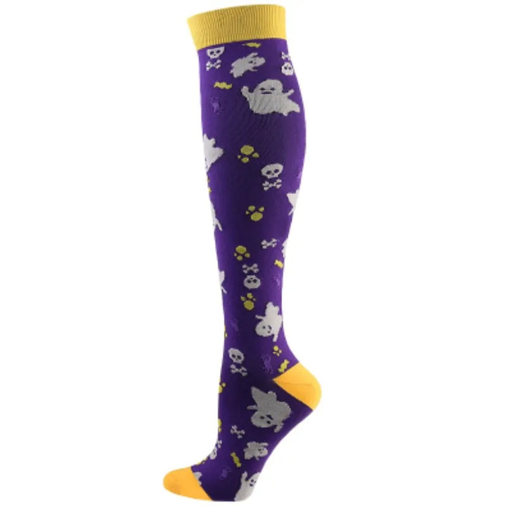 Premium Cycling Compression Socks for Men & Women – Prevent Varicose Veins, Edema & Diabetes – Knee Support for Running,