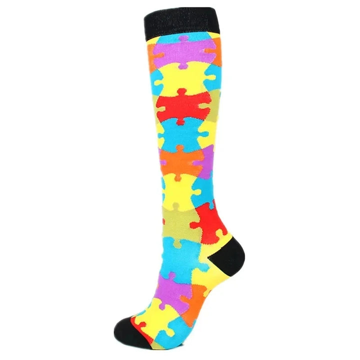 Premium Compression Socks for Men & Women – Medical Support for Edema, Diabetes, Varicose Veins – Ideal for Cycling, Running