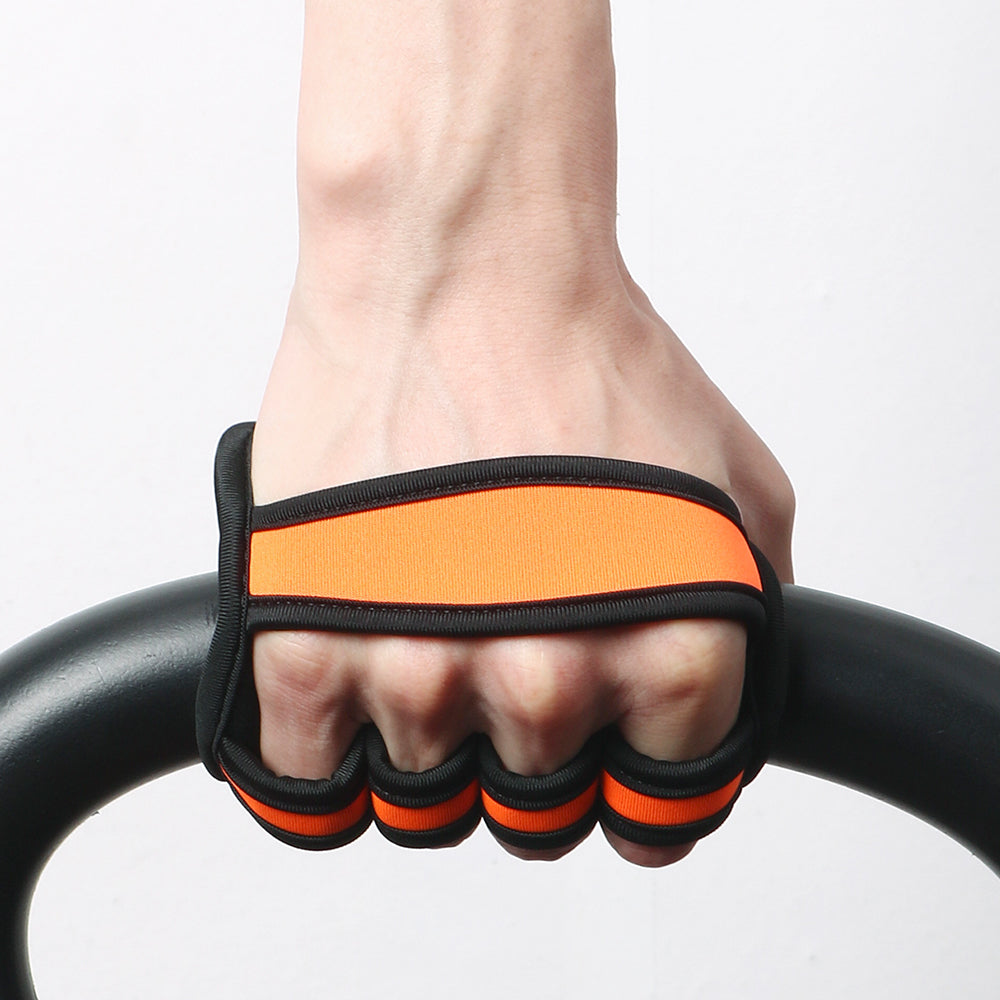 Premium Neoprene Grip Pads for Weightlifting & Powerlifting - Anti-Slip Workout Gloves for Calisthenics, Fitness & Sports,