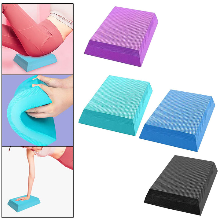 Premium TPE Balance Pad Yoga Mat - Non-Slip Stability Cushion for Exercise, Physical Therapy & Injury Prevention, Lightweight