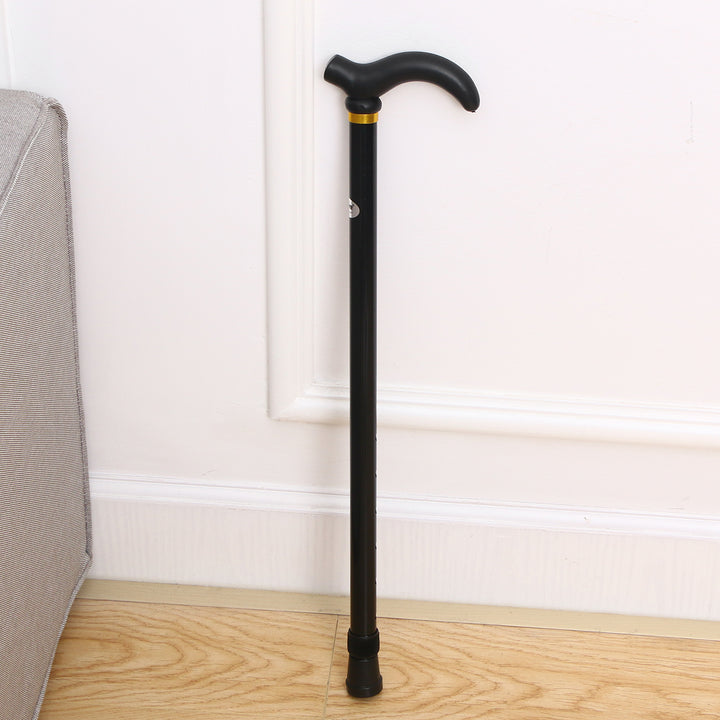 Premium verstellbarer Gehstock – 2-teiliger rutschfester, stoßdämpfender Gehstock für Senioren, leichtes Aluminiumlegierung, rutschfester Gummifuß, verstellbare Höhe 75-90 cm für Wandern und tägliche Unterstützung