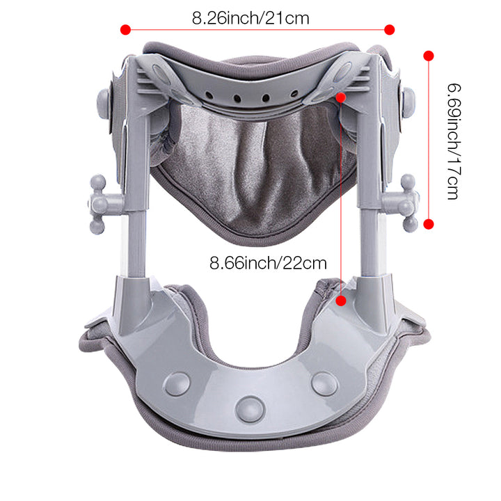 Premium Adjustable Neck Brace Support Orthosis for Pain Relief, Ergonomic Cervical Collar with 360° Sponge Wrap and Traction 