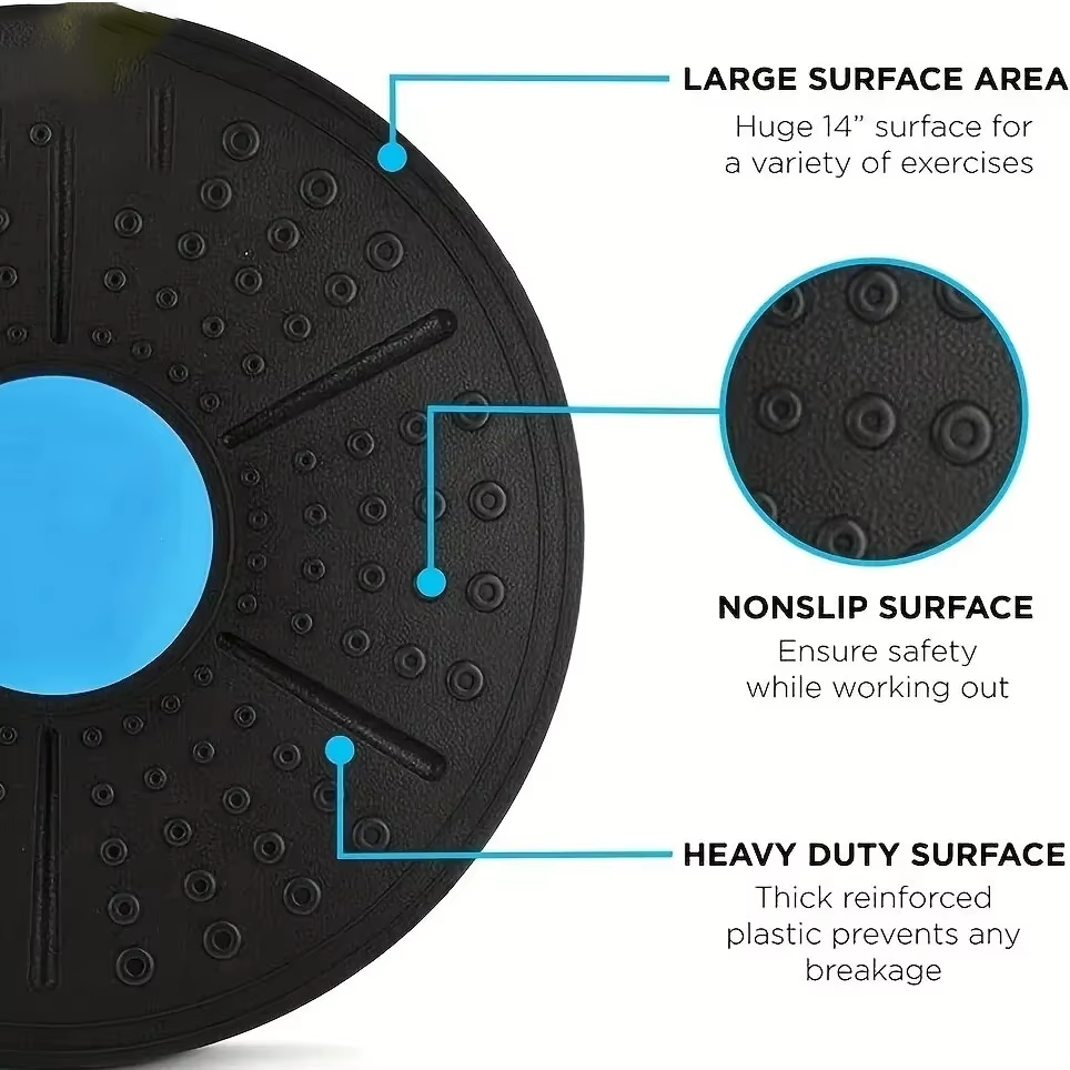 Premium Fitness Balance Board – Rounded Yoga and Sensory Training Equipment for Rehabilitation, Stability, and Core Strength
