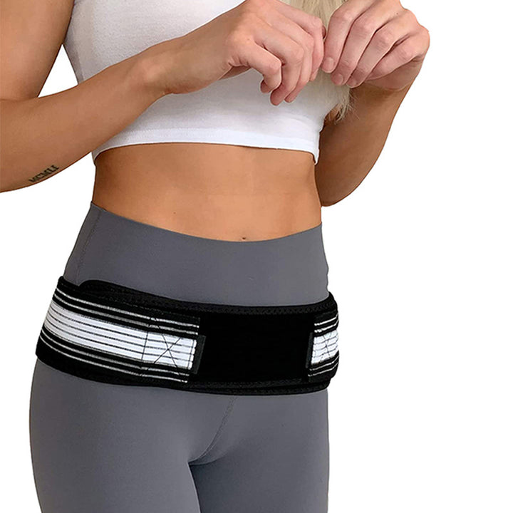 Premium Sacroiliac Hip Brace for Lower Back Pain Relief | Adjustable Si Belt for Sciatic Nerve, Pelvic, Lumbar, and Hip  
