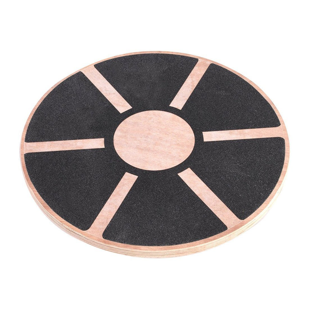 Premium Holz Wackel-Balance-Board - Rutschfeste Kerntraining, Yoga- & Taillendreh-Board für das Home Gym, Fitness, Stabilität & Haltungsverbesserung, 360° Rotation, 500 lbs Tragfähigkeit