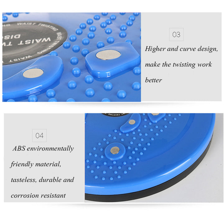 Premium Waist Twisting Disc Balance Board – Fitness Equipment for Home Exercise, Magnetic Massage Plate for Core Strength