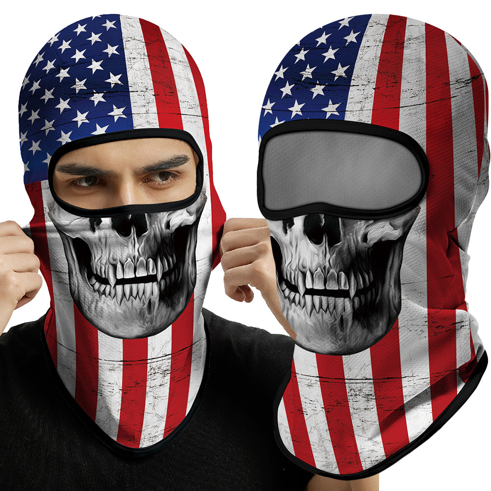 Premium Vollgesichts-Balaclava-Ski-Maske – Winterwärmer für Radfahren, Motorradfahren, Snowboarden, Helmfutter, UV-Schutz, schnell trocknender Coolmax-Stoff für Männer und Outdoor-Aktivitäten