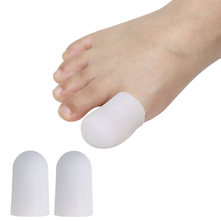 Premium Silicone Gel Bunion Corrector Toe Protector - 2PCS Orthotic Big Toe Separator & Valgus Adjuster for Foot Pain 