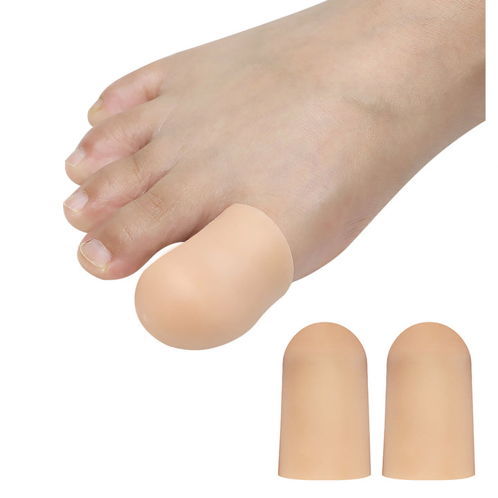 Premium Silicone Gel Bunion Corrector Toe Protector - 2PCS Orthotic Big Toe Separator & Valgus Adjuster for Foot Pain 