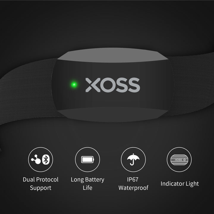 Premium Chest Strap Heart Rate Monitor – Bluetooth & ANT+ for Cycling, Running, Hiking, Fitness, Smart Bicycle Sensor