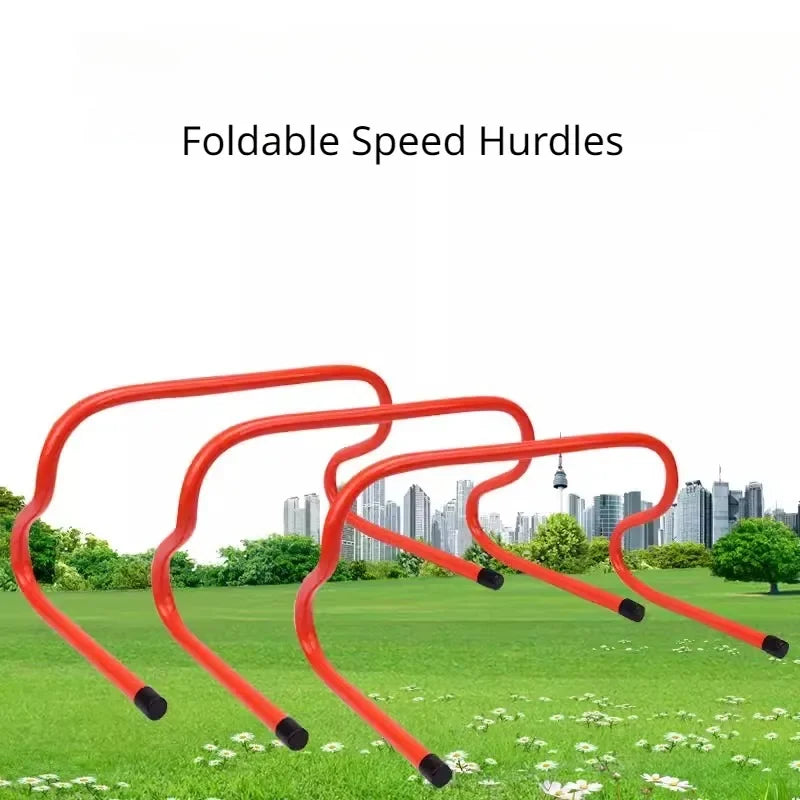 Premium Speed & Agility Training Hurdles – 15cm Adjustable Portable Hurdle Ladder for Soccer, Football, and Basketball – 