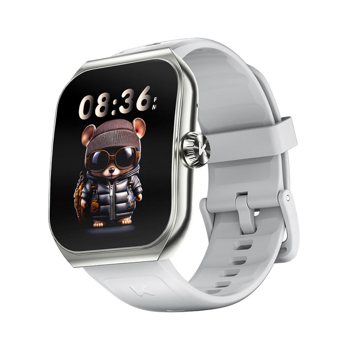 Premium-Smartwatch für Männer und Frauen, 1.96" AMOLED, Bluetooth-Anruf, 100+ Sportmodi, IP68 wasserdicht, Gesundheitsüberwachung, Schlaf- und Stressverfolgung, kabelloses Laden