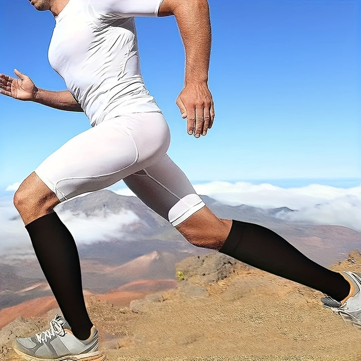 Premium Compression Socks for Men & Women – 6 Pairs, Black & Skin Color – Support for Varicose Veins, Swelling, Recovery, 
