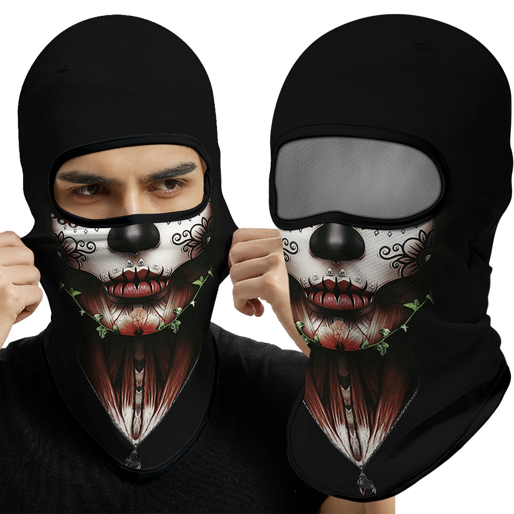 Premium Vollgesichts-Balaclava-Ski-Maske – Winterwärmer für Radfahren, Motorradfahren, Snowboarden, Helmfutter, UV-Schutz, schnell trocknender Coolmax-Stoff für Männer und Outdoor-Aktivitäten