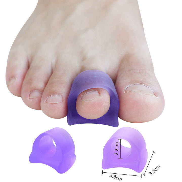 Premium Silicone Gel Bunion Corrector Toe Protector - 2PCS Orthotic Big Toe Separator & Valgus Adjuster for Foot Pain 
