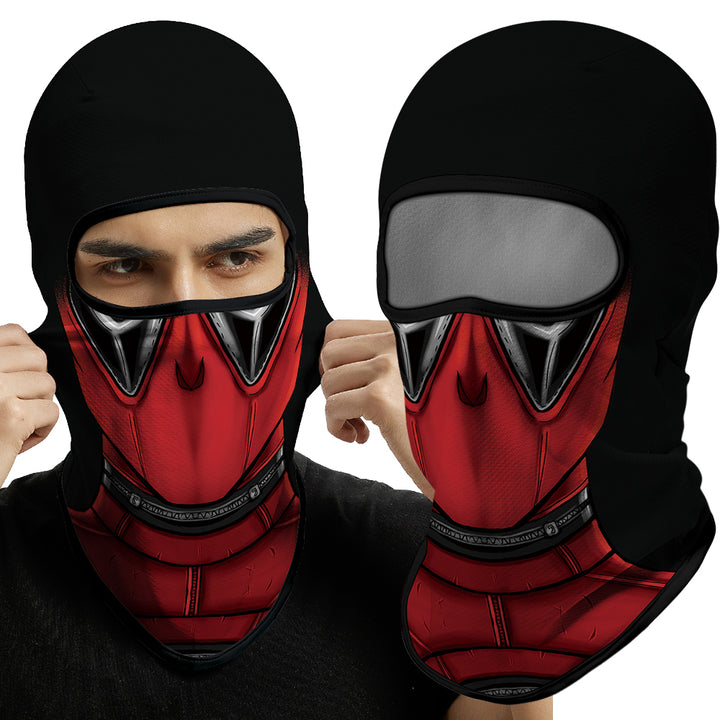 Premium Vollgesichts-Balaclava-Ski-Maske – Winterwärmer für Radfahren, Motorradfahren, Snowboarden, Helmfutter, UV-Schutz, schnell trocknender Coolmax-Stoff für Männer und Outdoor-Aktivitäten