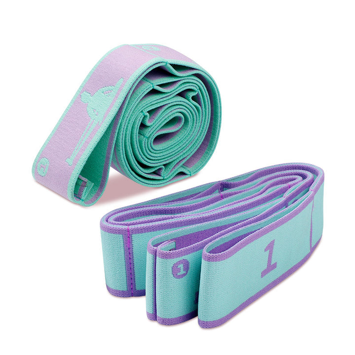 Hochwertiges Slimming Widerstandsband - Multifunktionaler Yoga-Dehngurt & Pilates-Gürtel, 8/9 Grid elastisches Trainingsband für Erwachsene, verstellbare Stärke & tragbares Design für Anfänger und Fitnessbegeisterte