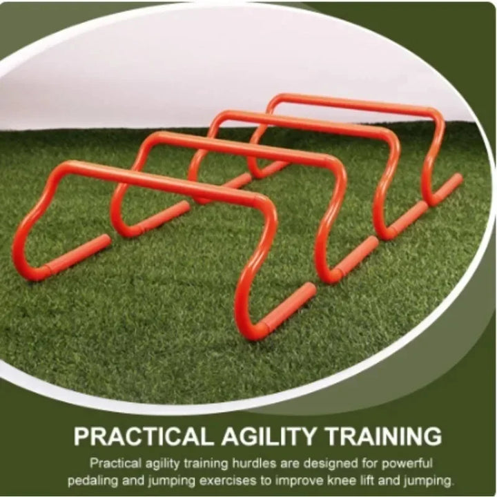 Premium Speed & Agility Training Hurdles – 15cm Adjustable Portable Hurdle Ladder for Soccer, Football, and Basketball – 
